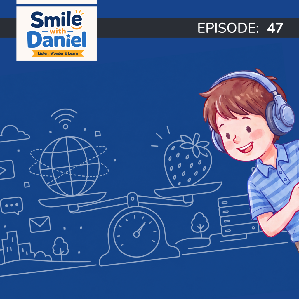 Episode 47 — Could All the Internet Weigh Less Than a Strawberry? | Smile with Daniel