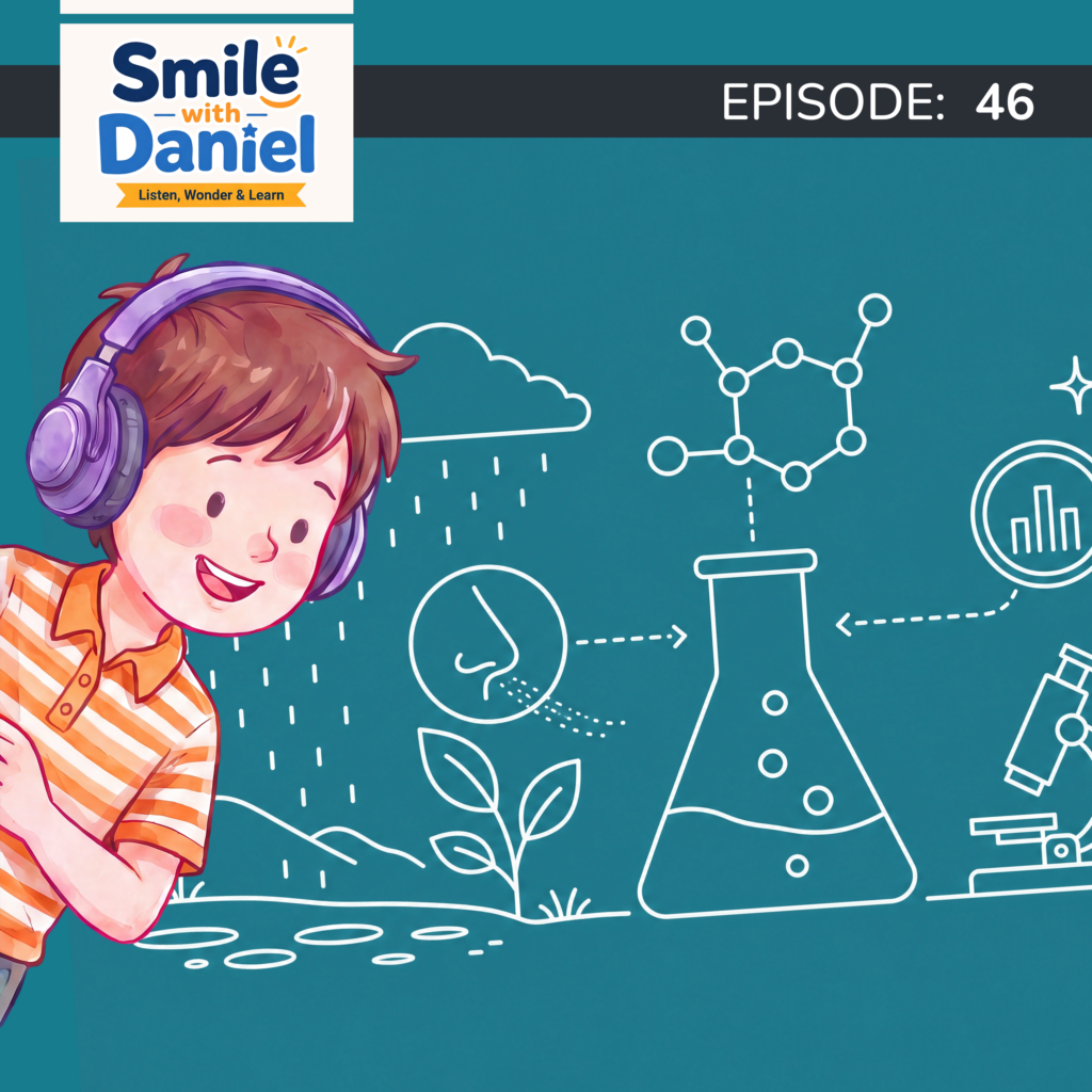 Episode 46 — The Smell of Rain Has a Name. So Does the Science Behind It | Smile with Daniel